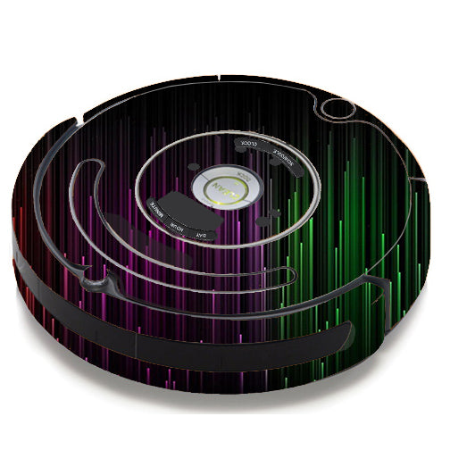  Red Green Blue Tracers iRobot Roomba 650/655 Skin