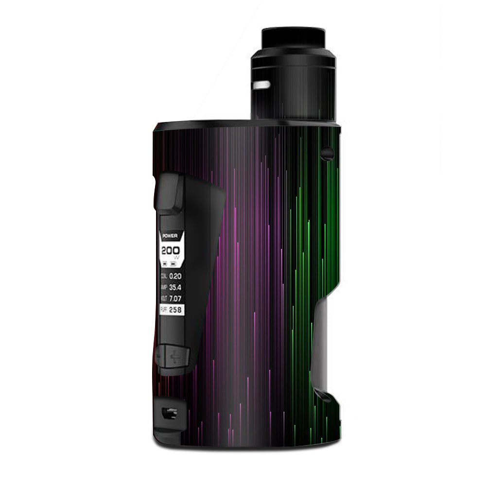  Red Green Blue Tracers G Box Squonk Geek Vape Skin