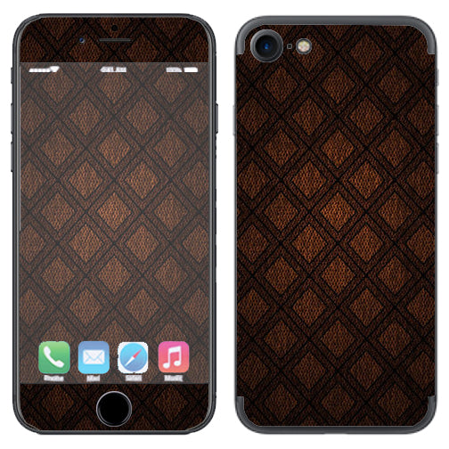  Brown Background Apple iPhone 7 or iPhone 8 Skin