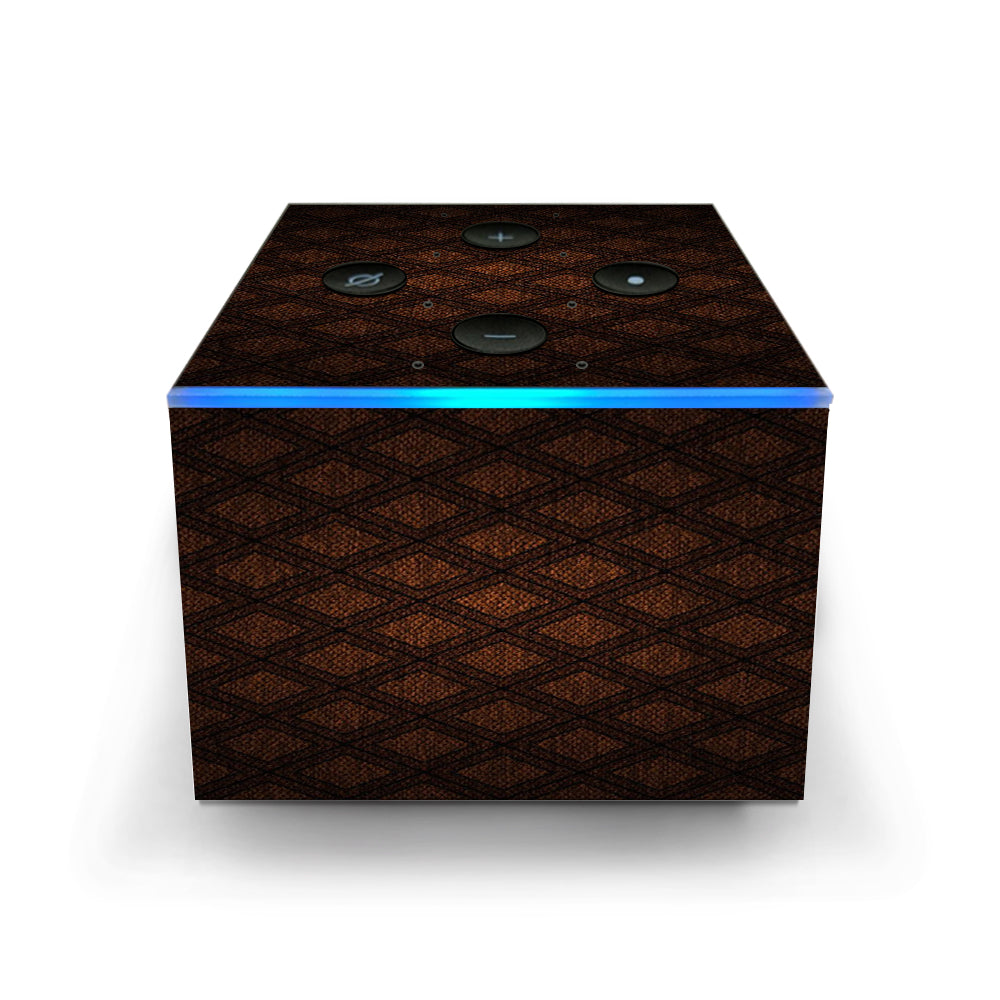  Brown Background Amazon Fire TV Cube Skin