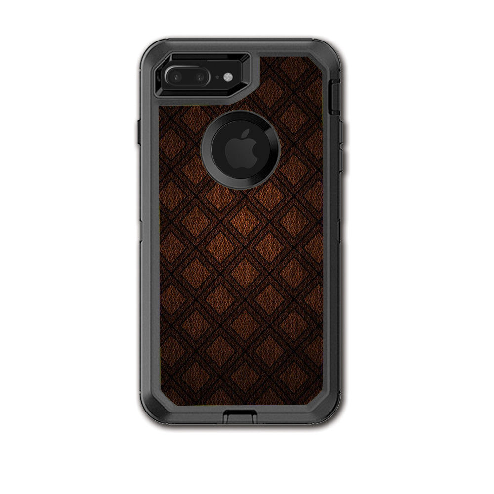  Brown Background Otterbox Defender iPhone 7+ Plus or iPhone 8+ Plus Skin