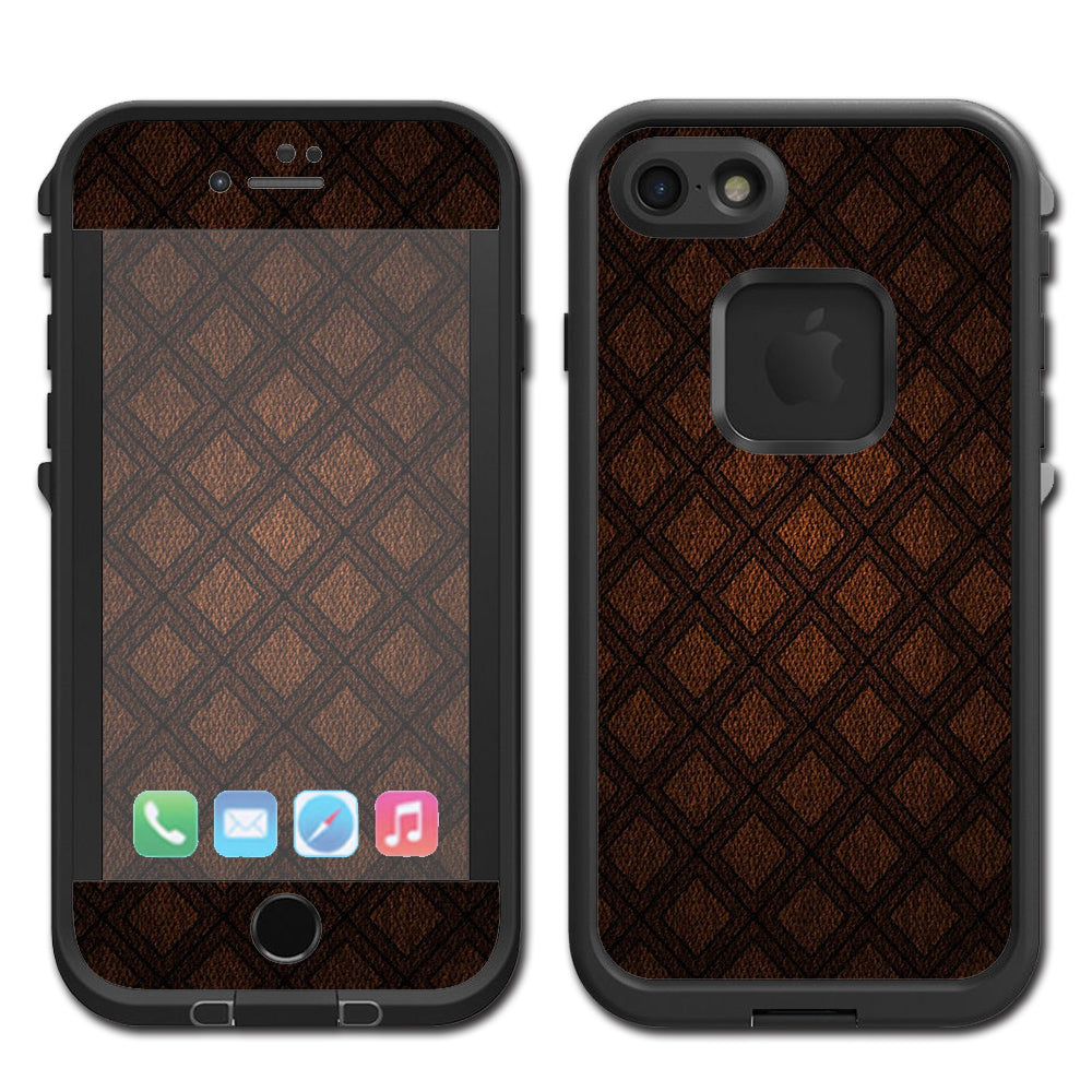  Brown Background Lifeproof Fre iPhone 7 or iPhone 8 Skin