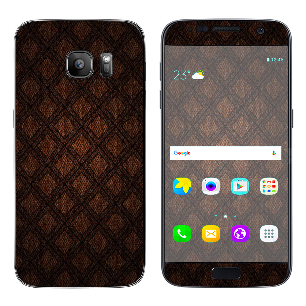  Brown Background Samsung Galaxy S7 Skin