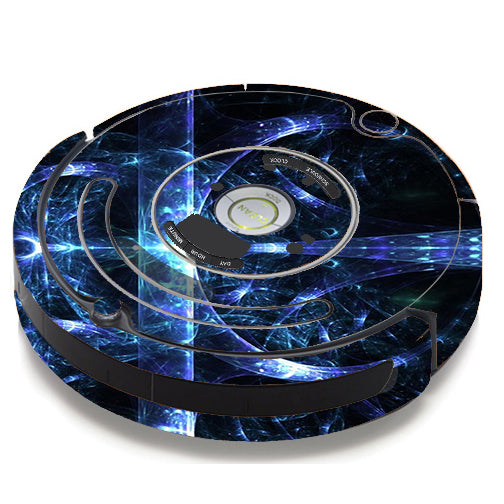  Futuristic Nebula Glass iRobot Roomba 650/655 Skin