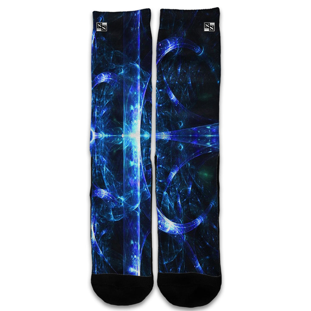  Futuristic Nebula Glass Universal Socks