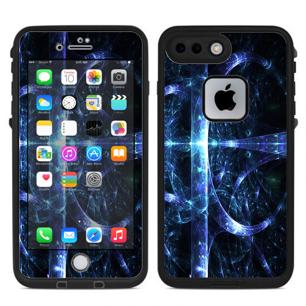  Futuristic Nebula Glass Lifeproof Fre iPhone 7 Plus or iPhone 8 Plus Skin