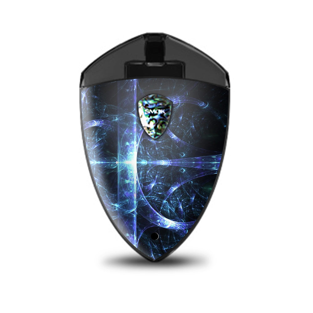  Futuristic Nebula Glass Smok Rolo Badge Skin