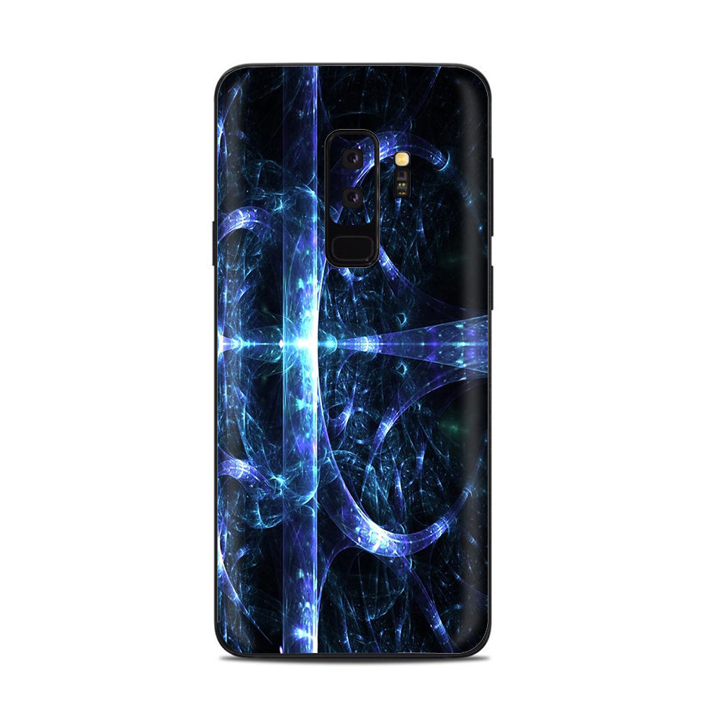  Futuristic Nebula Glass Samsung Galaxy S9 Plus Skin