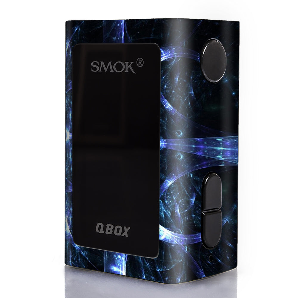  Futuristic Nebula Glass Smok Q-Box Skin