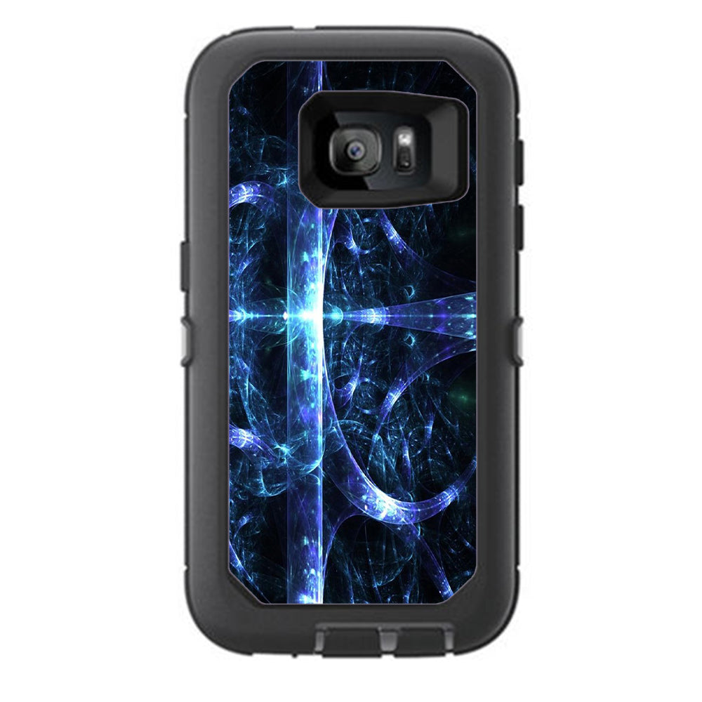  Futuristic Nebula Glass Otterbox Defender Samsung Galaxy S7 Skin