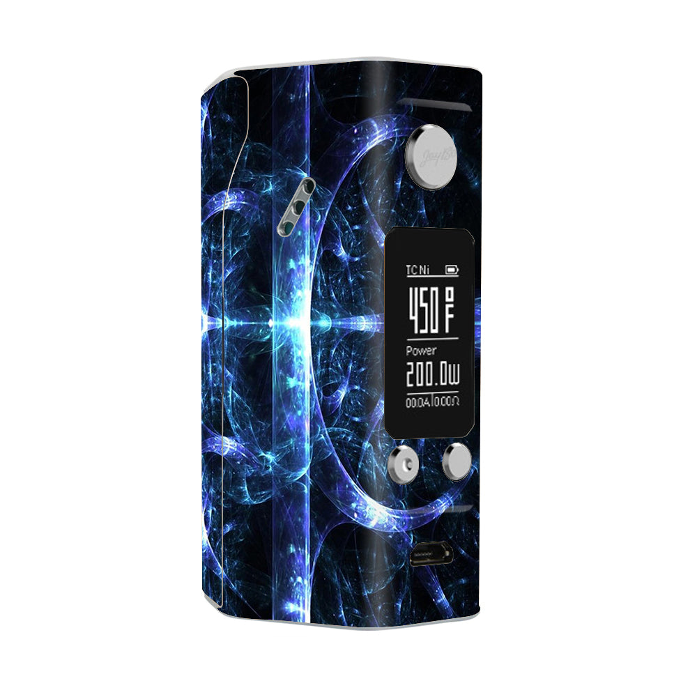  Futuristic Nebula Glass Wismec Reuleaux RX200S Skin