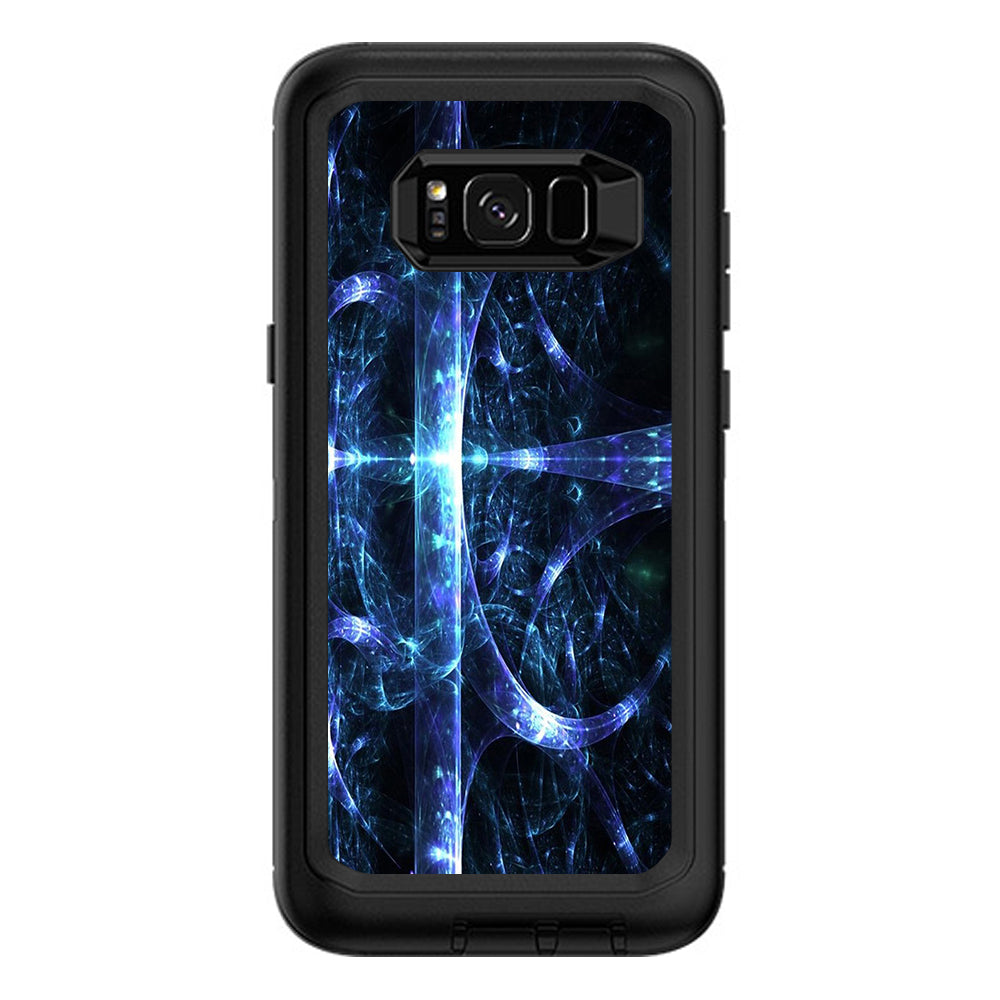  Futuristic Nebula Glass Otterbox Defender Samsung Galaxy S8 Plus Skin