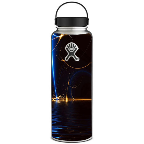  Abstract Light Tracers Hydroflask 40oz Wide Mouth Skin