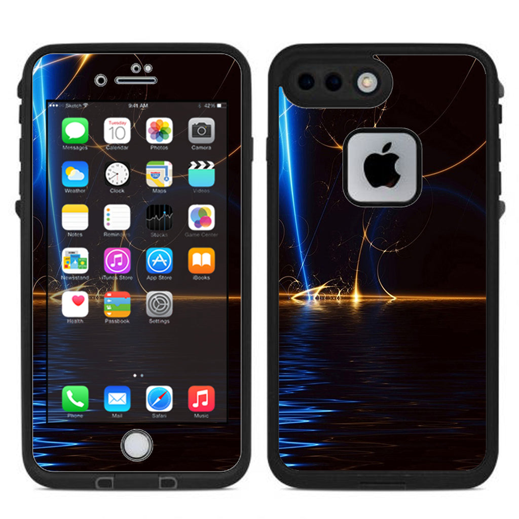  Abstract Light Tracers Lifeproof Fre iPhone 7 Plus or iPhone 8 Plus Skin