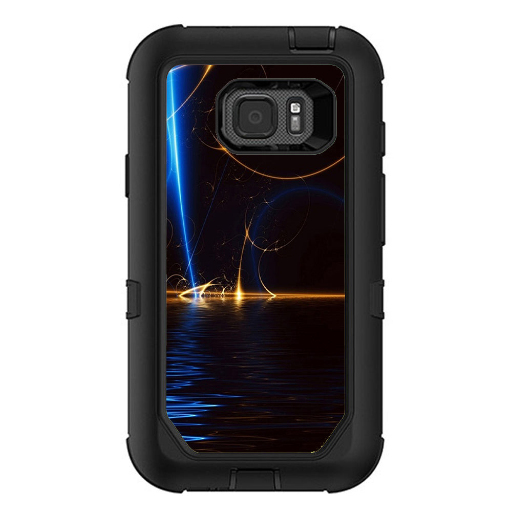  Abstract Light Tracers Otterbox Defender Samsung Galaxy S7 Active Skin