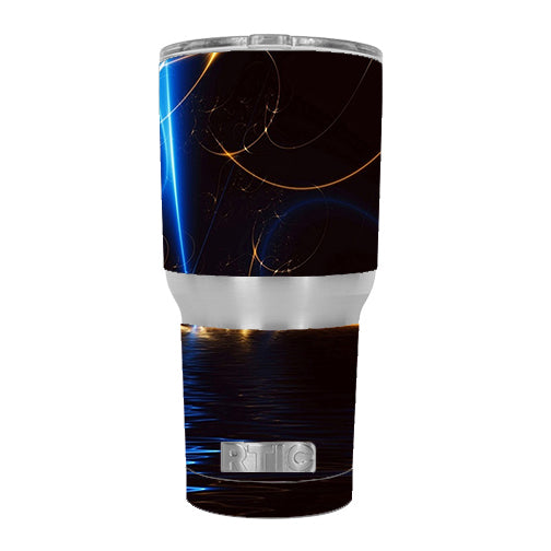  Abstract Light Tracers RTIC 30oz Tumbler Skin