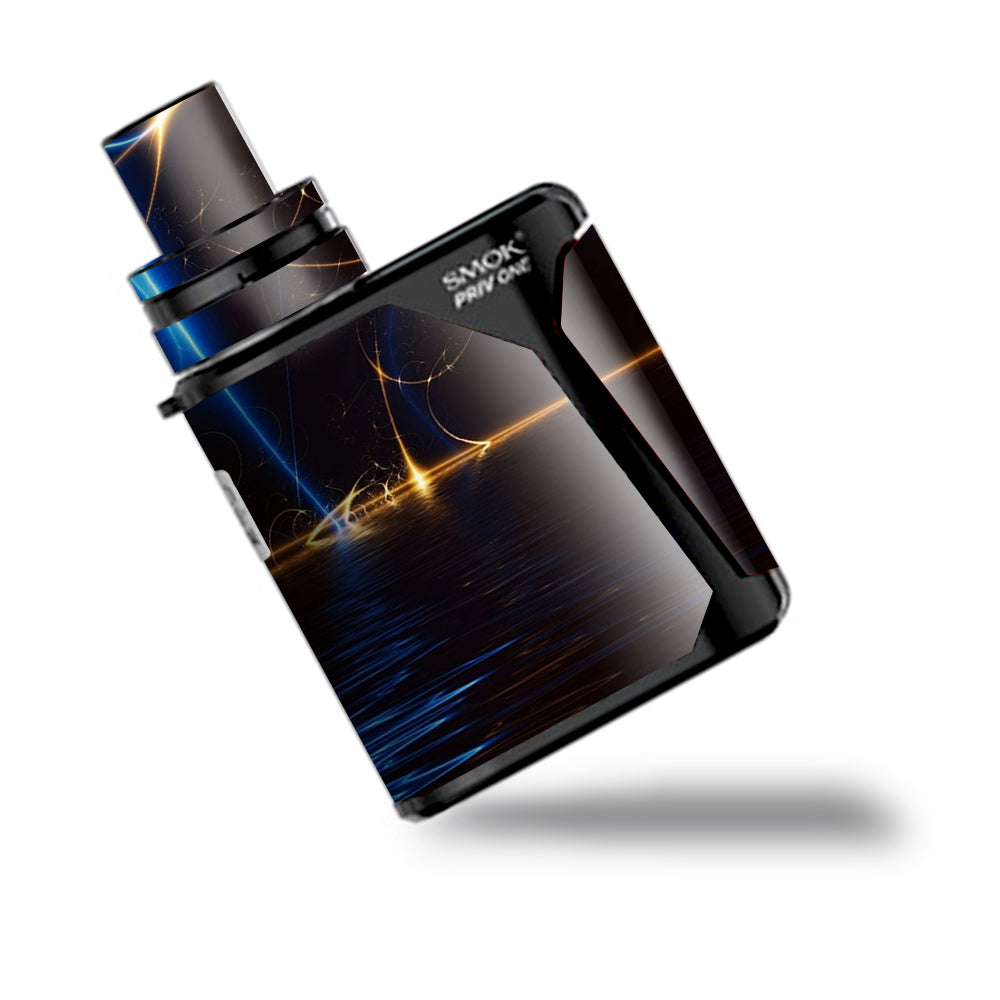  Abstract Light Tracers Smok Priv One Skin