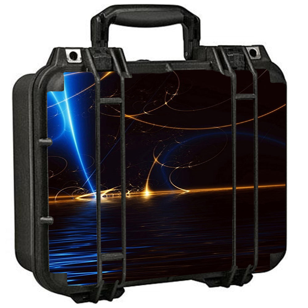  Abstract Light Tracers Pelican Case 1400 Skin