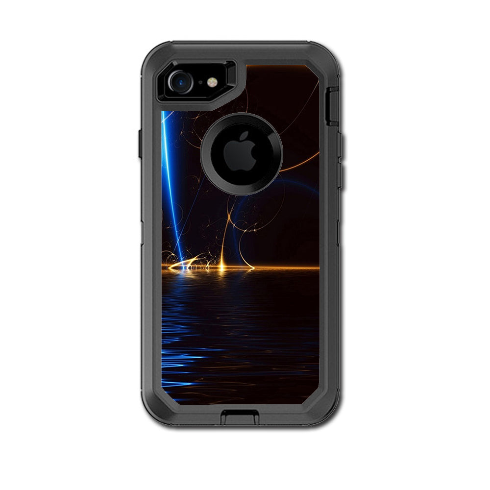  Abstract Light Tracers Otterbox Defender iPhone 7 or iPhone 8 Skin