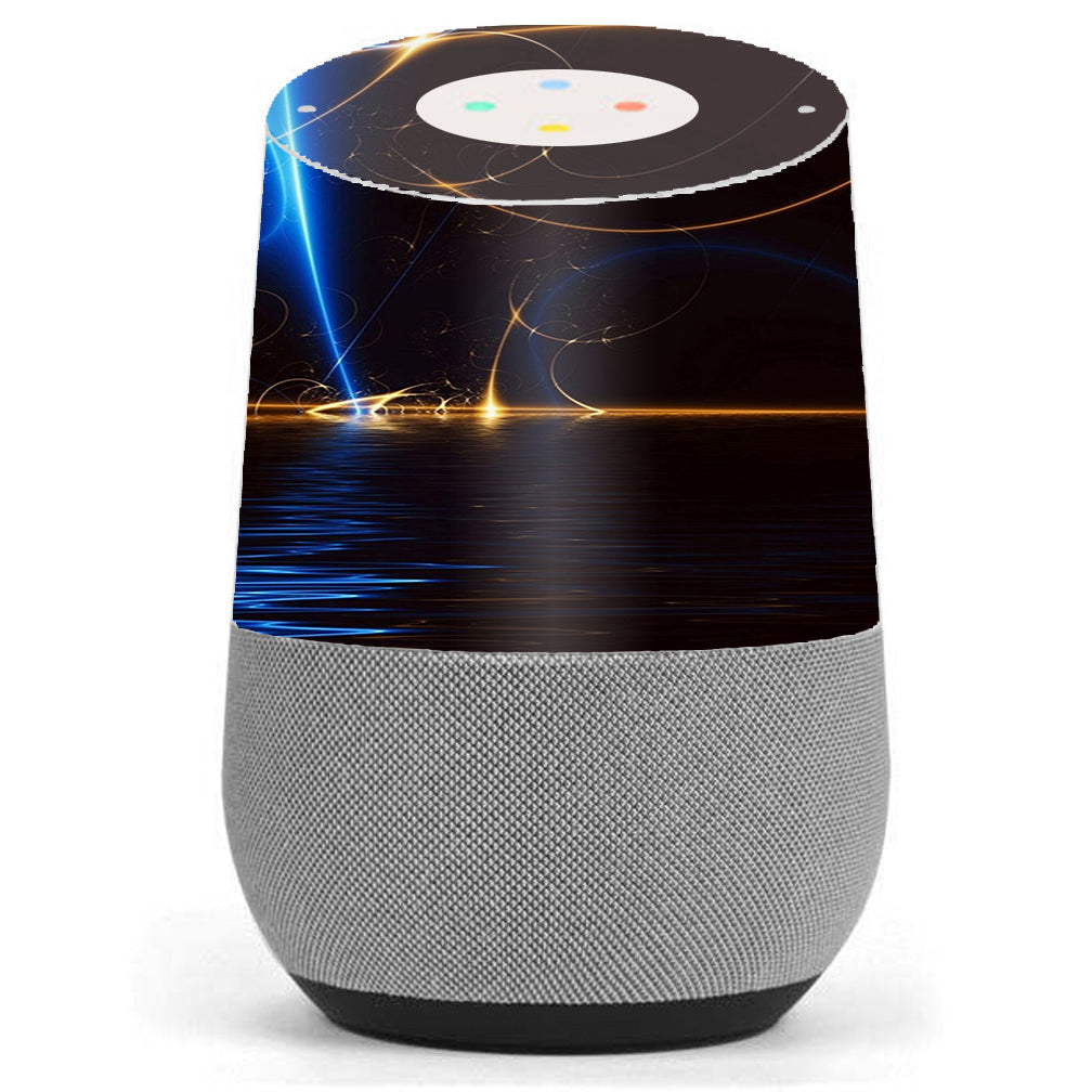  Abstract Light Tracers Google Home Skin