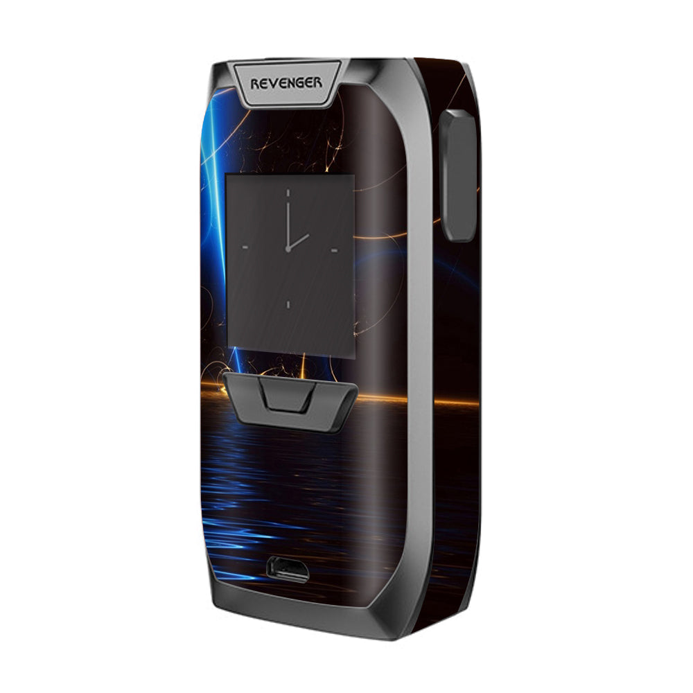  Abstract Light Tracers Vaporesso Revenger Skin