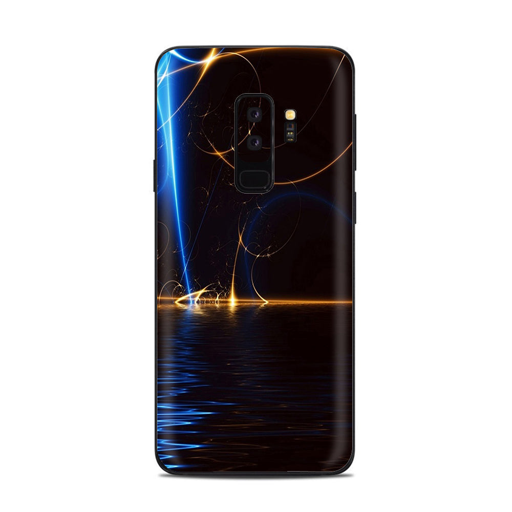  Abstract Light Tracers Samsung Galaxy S9 Plus Skin