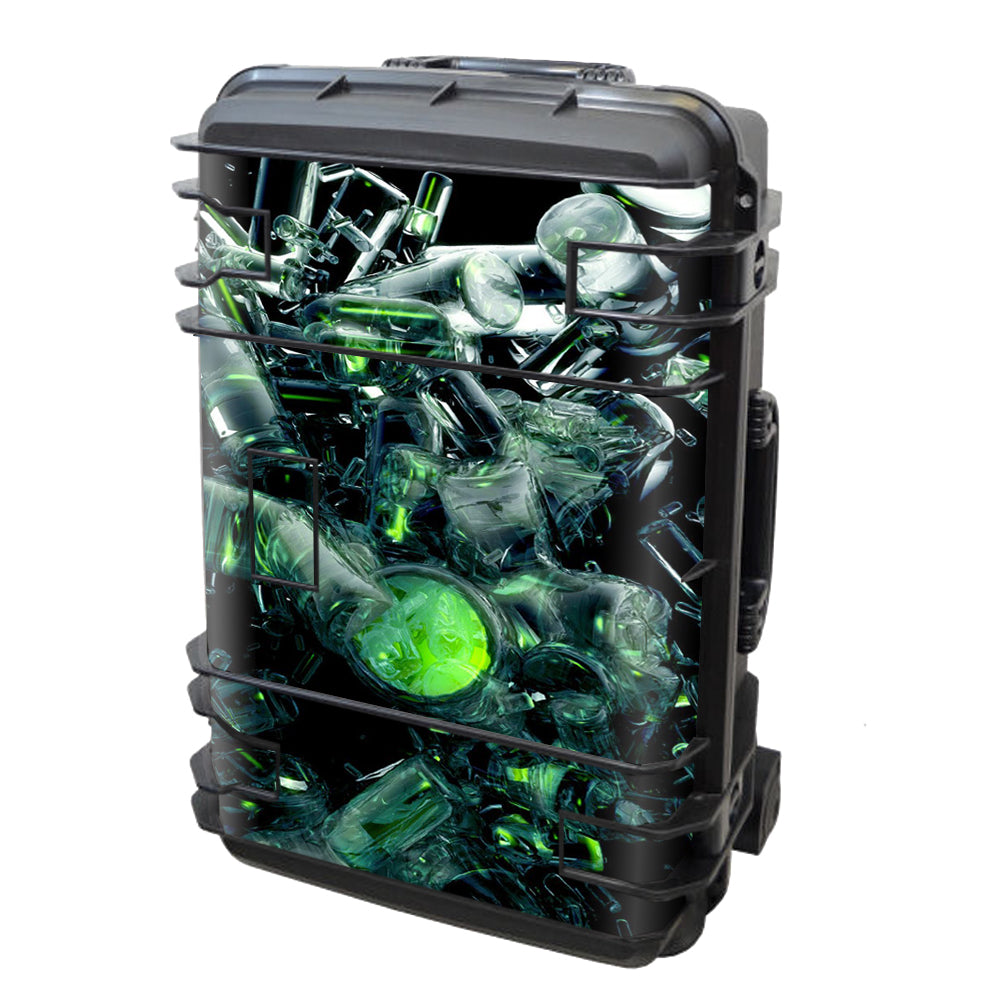  Trippy Glass 3D Green Seahorse Case Se-920 Skin