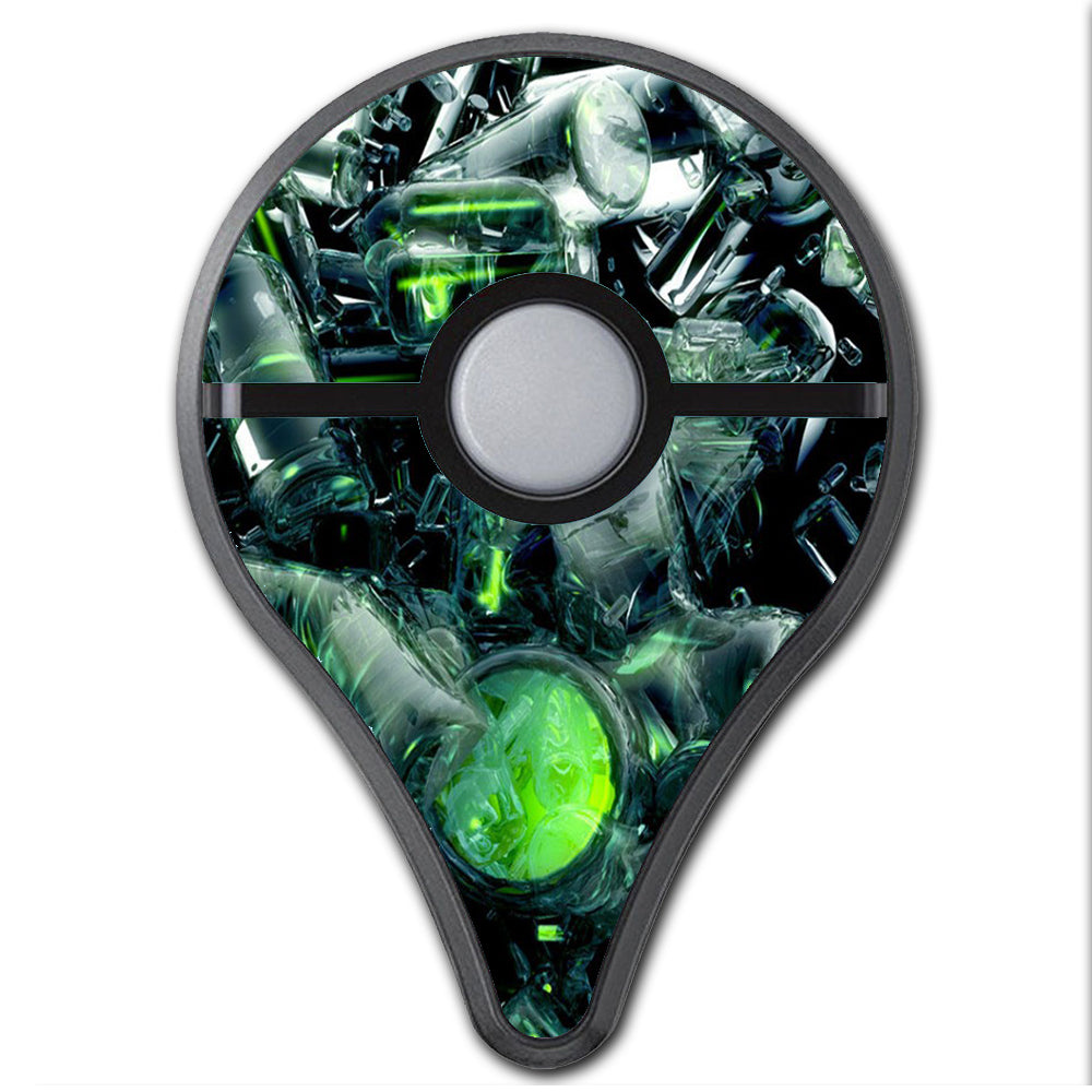  Trippy Glass 3D Green Pokemon Go Plus Skin