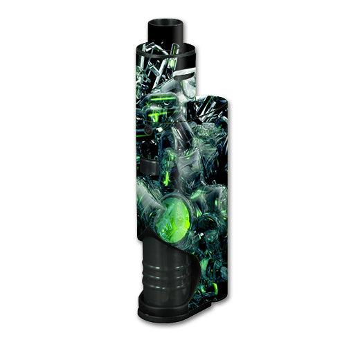  Trippy Glass 3D Green Kangertech dripbox Skin