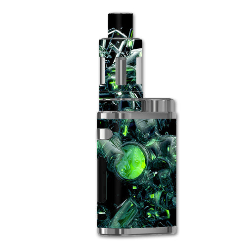  Trippy Glass 3D Green eLeaf iStick Pico 75W Skin