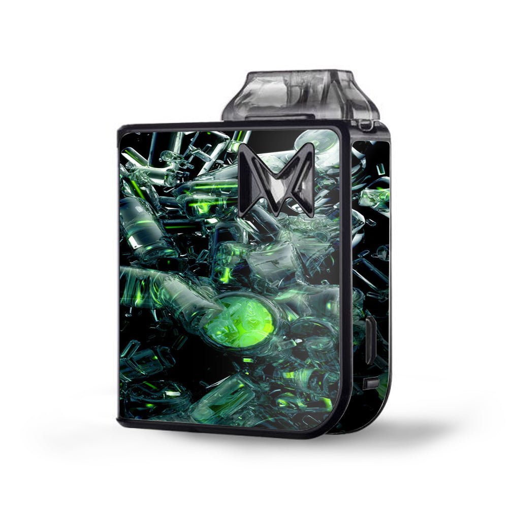  Trippy Glass 3D Green Mipod Mi Pod Skin