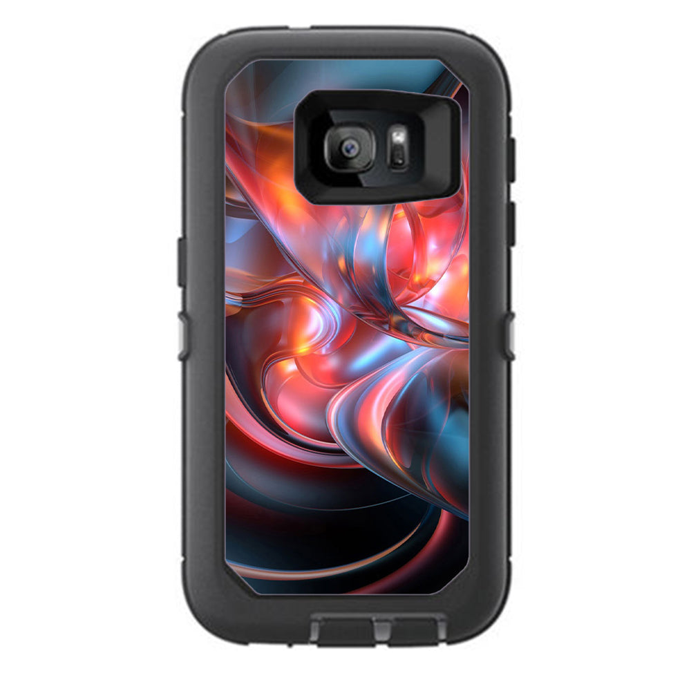  Abstract Blown Glass Otterbox Defender Samsung Galaxy S7 Skin