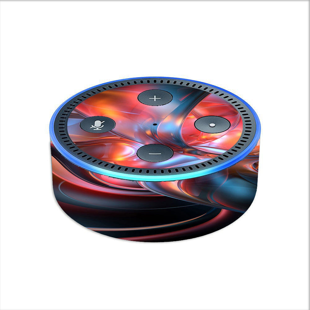  Abstract Blown Glass Amazon Echo Dot 2nd Gen Skin