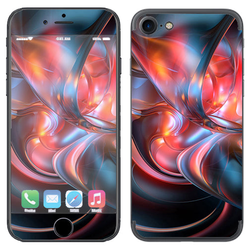  Abstract Blown Glass Apple iPhone 7 or iPhone 8 Skin