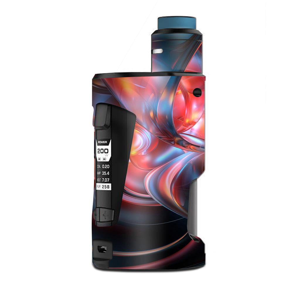  Abstract Blown Glass  G Box Squonk Geek Vape Skin