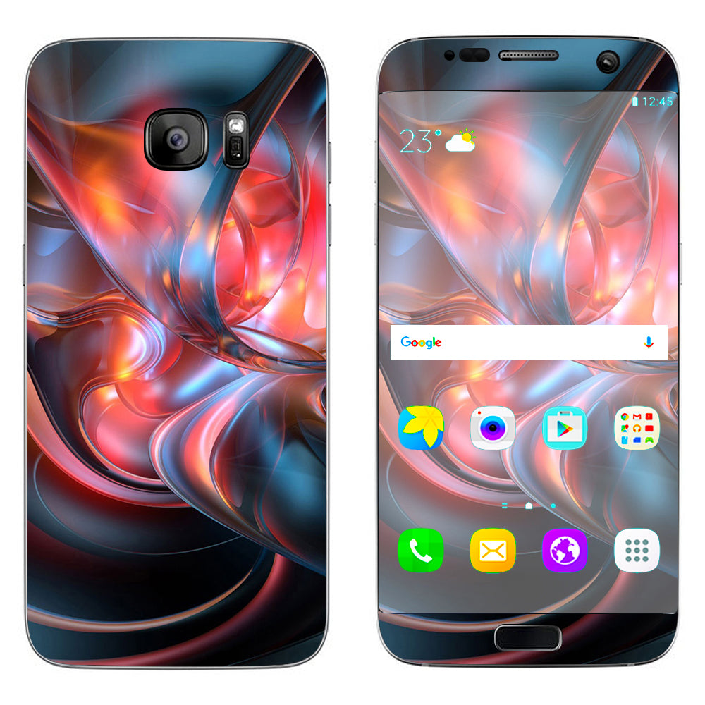  Abstract Blown Glass  Samsung Galaxy S7 Edge Skin