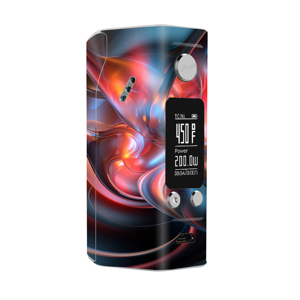  Abstract Blown Glass Wismec Reuleaux RX200S Skin