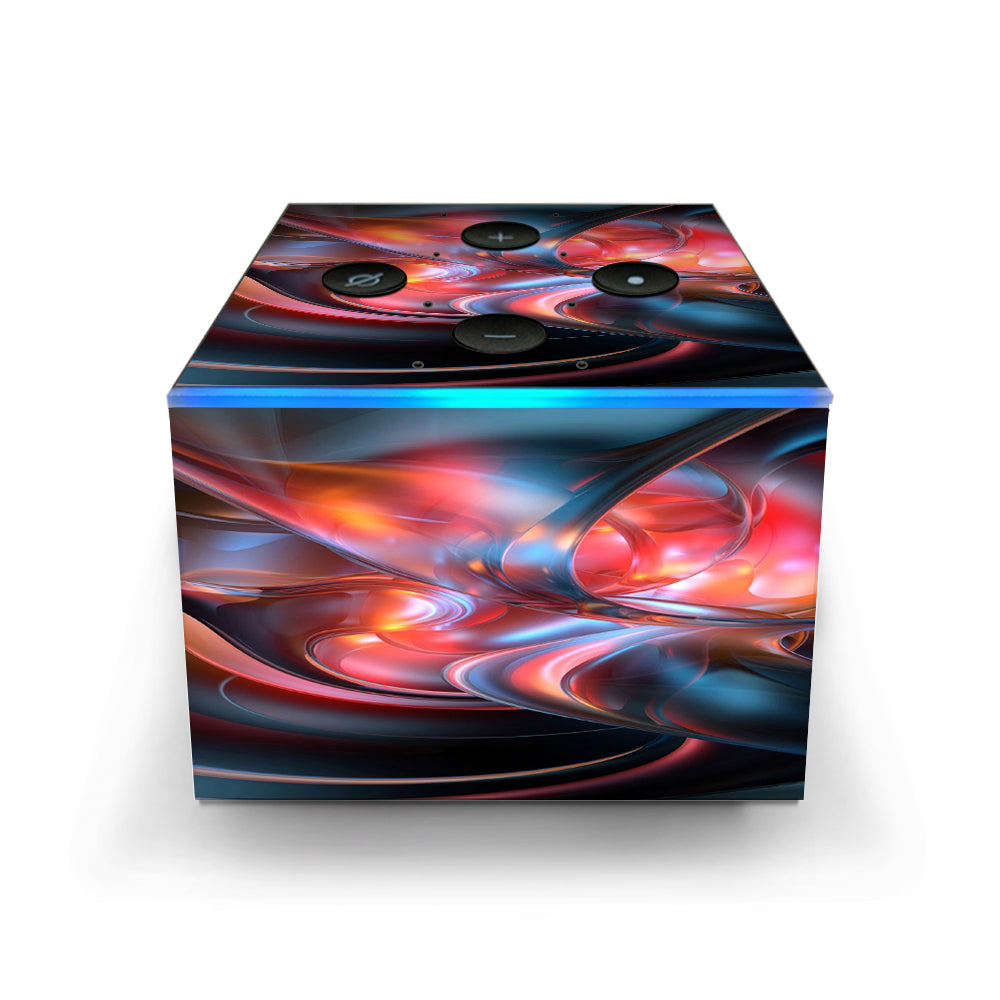 Abstract Blown Glass  Amazon Fire TV Cube Skin