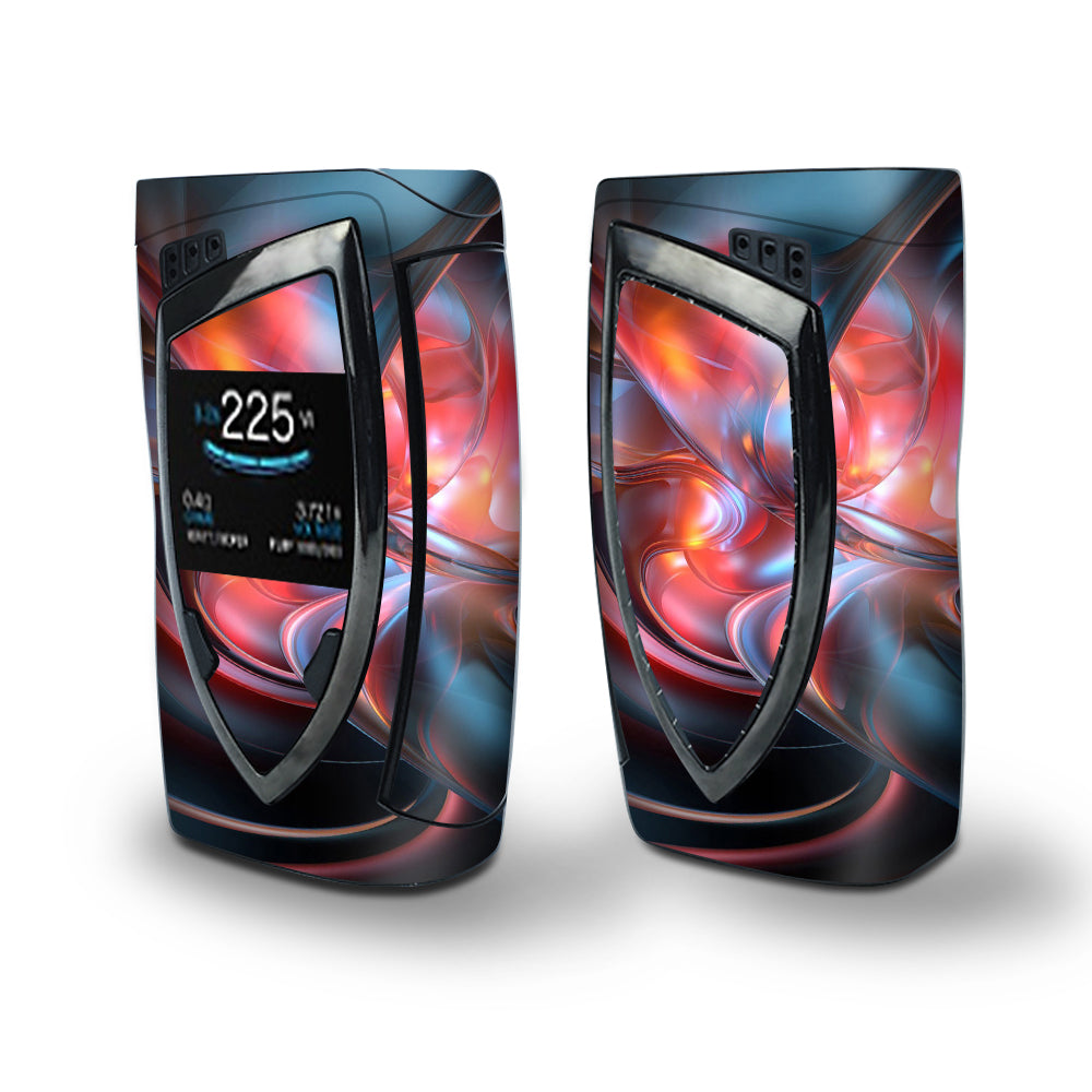 Skin Decal Vinyl Wrap for Smok Devilkin Kit 225w Vape (includes TFV12 Prince Tank Skins) skins cover/ abstract blown glass 