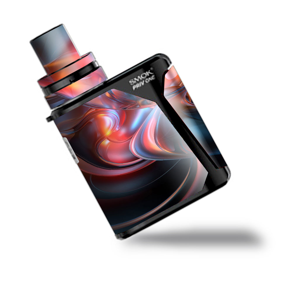  Abstract Blown Glass  Smok Priv One Skin