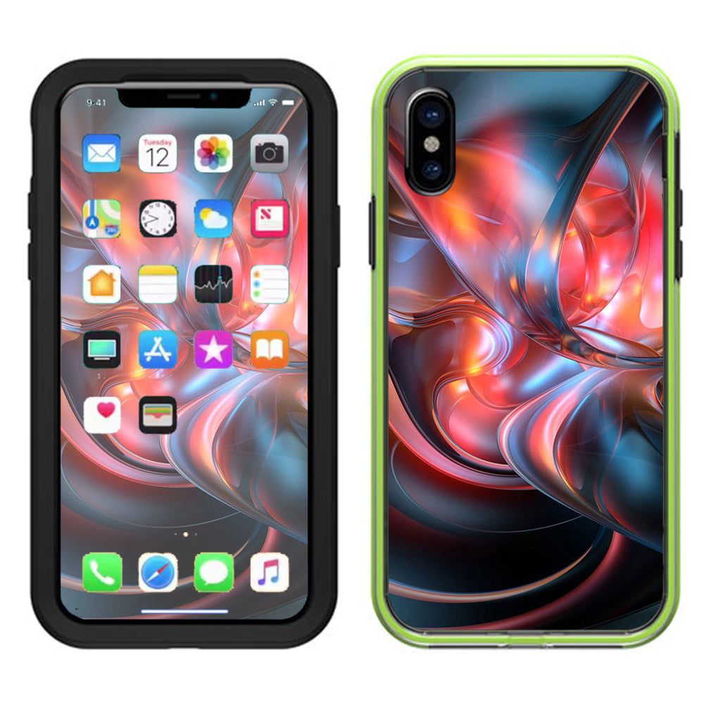  Abstract Blown Glass  Lifeproof Slam Case iPhone X Skin