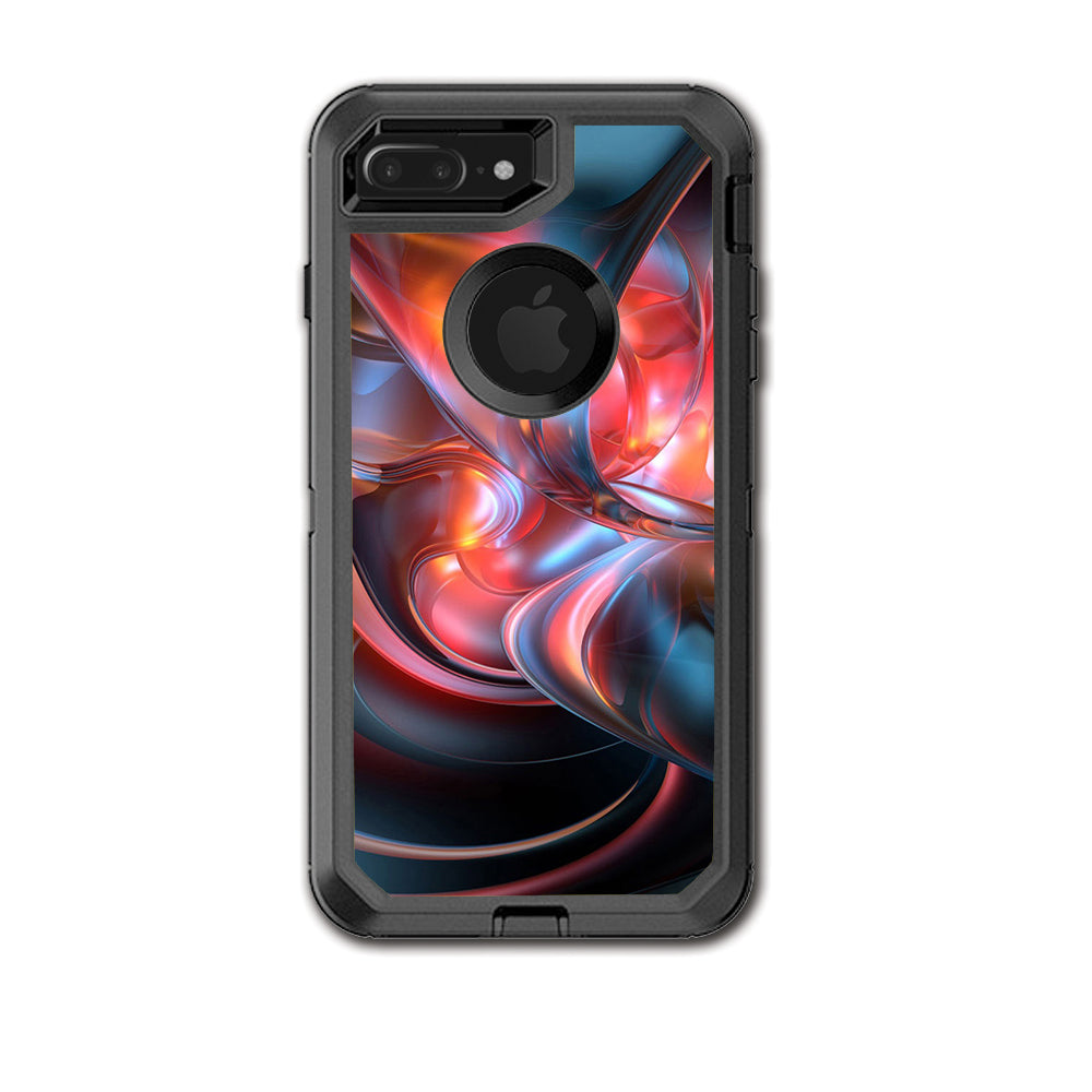 Abstract Blown Glass Otterbox Defender iPhone 7+ Plus or iPhone 8+ Plus Skin