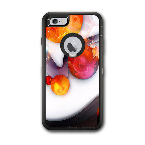  Amazing Orange Bubbles Otterbox Defender iPhone 6 PLUS Skin