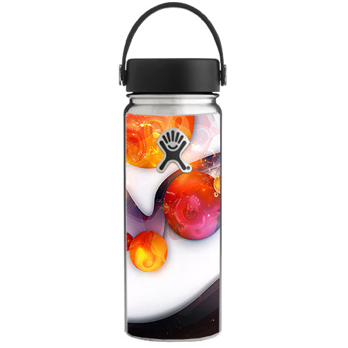  Amazing Orange Bubbles Hydroflask 18oz Wide Mouth Skin