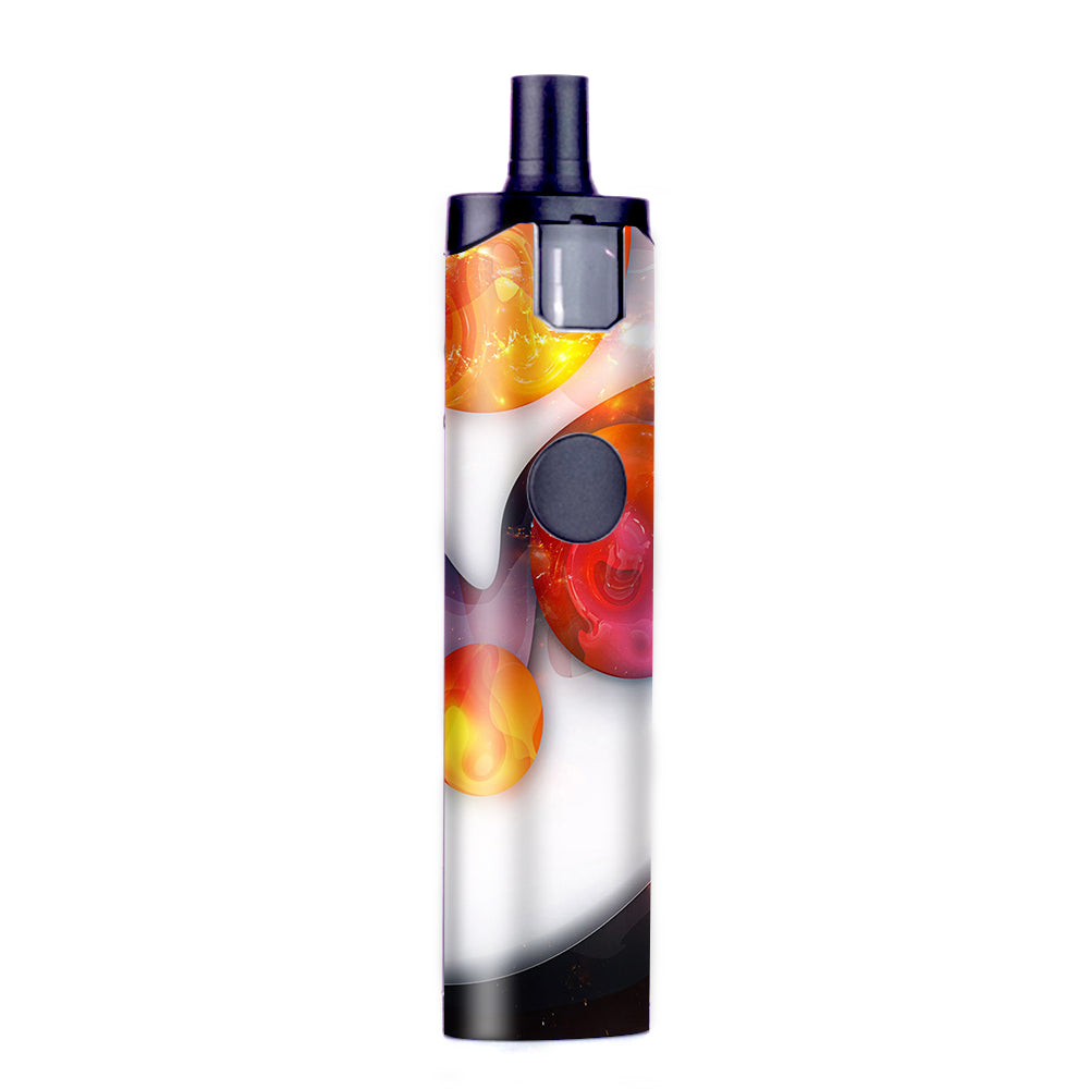  Amazing Orange Bubbles Wismec Motiv Pod Skin
