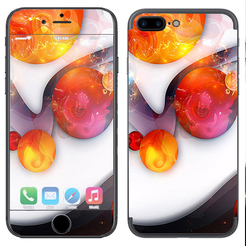  Amazing Orange Bubbles Apple  iPhone 7+ Plus / iPhone 8+ Plus Skin