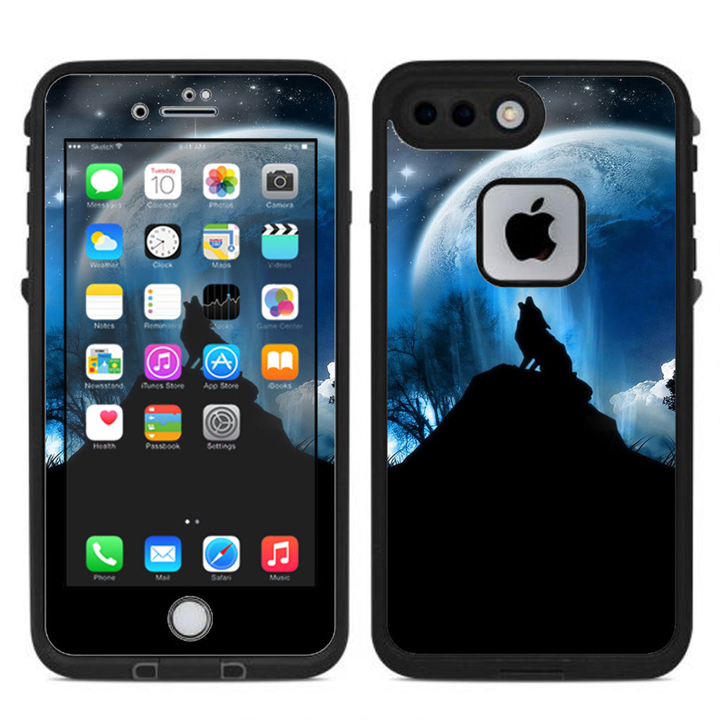  Howling Wolf Moon Lifeproof Fre iPhone 7 Plus or iPhone 8 Plus Skin