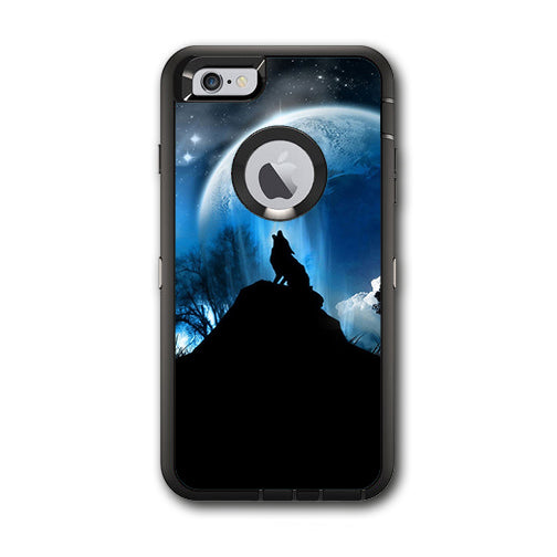  Howling Wolf Moon Otterbox Defender iPhone 6 PLUS Skin