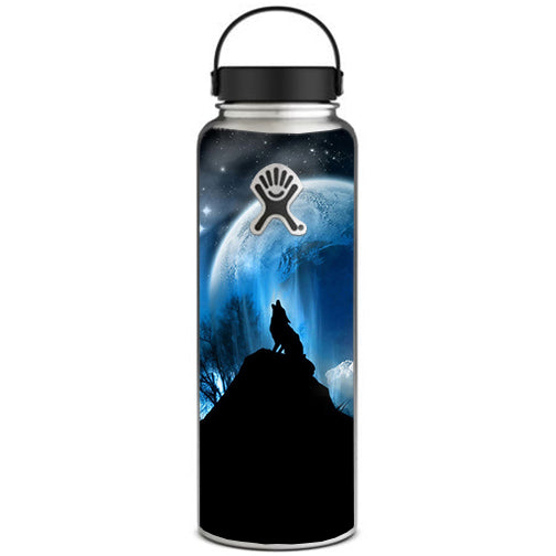  Howling Wolf Moon Hydroflask 40oz Wide Mouth Skin