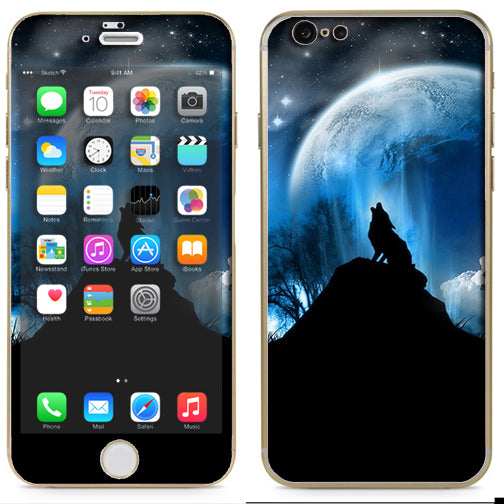  Howling Wolf Moon Apple iPhone 6 Skin